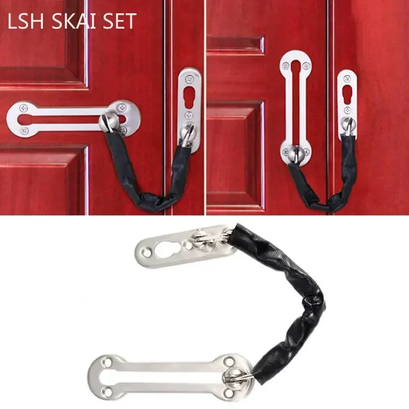 Home Security Door Lock - Security Slide Bolt Stainless Steel Door