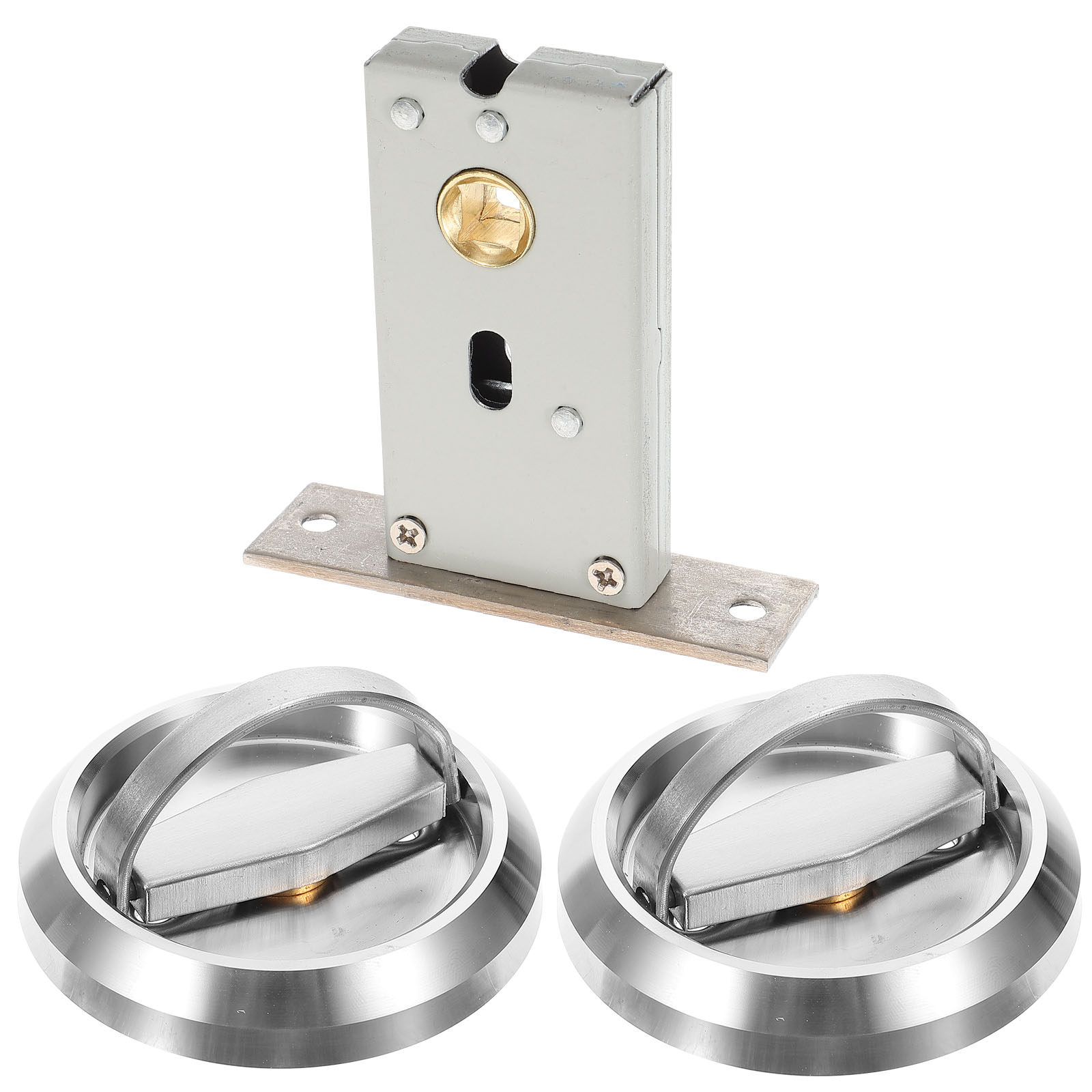 Home Security Door Lock - 1 set 1 Set Stainless Steel