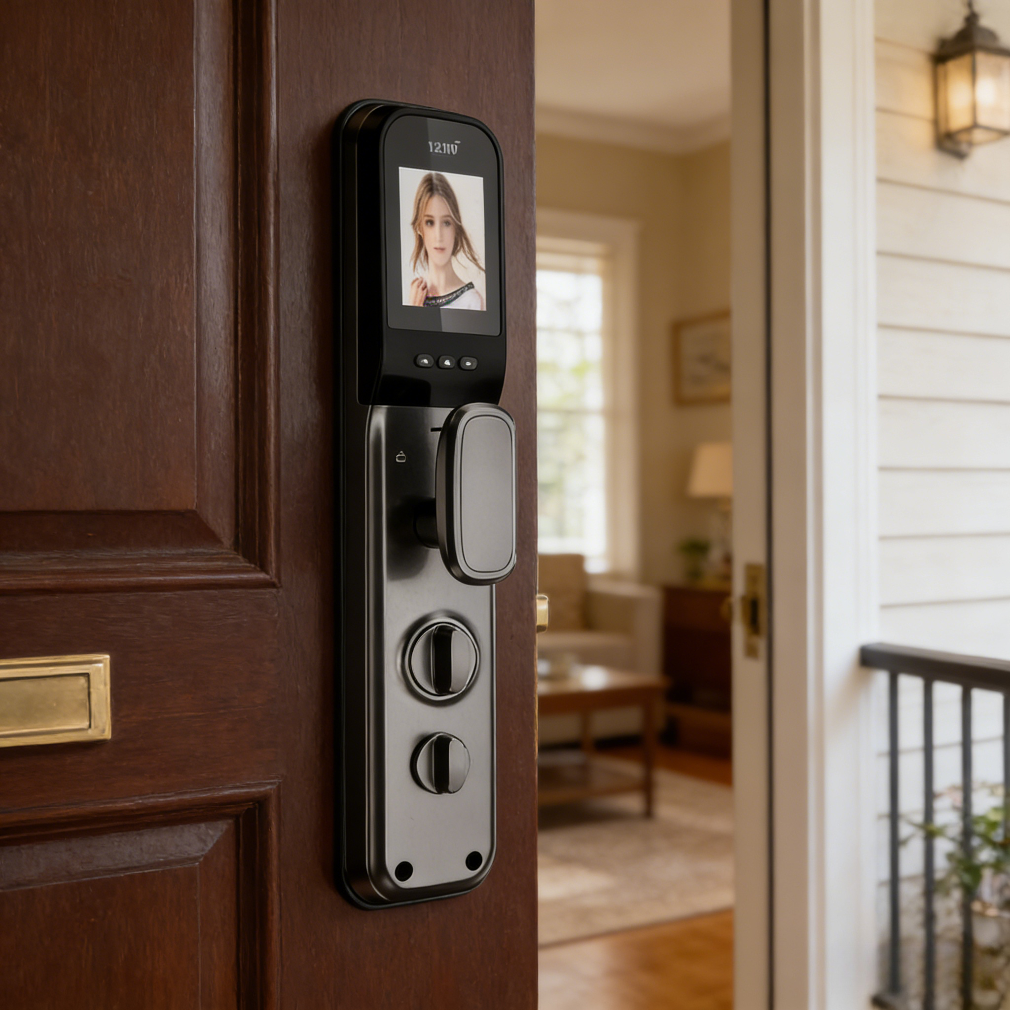 HX5 Smart Door Lock 3D Face Re - Home Security With Cameras ulasan dan harga
