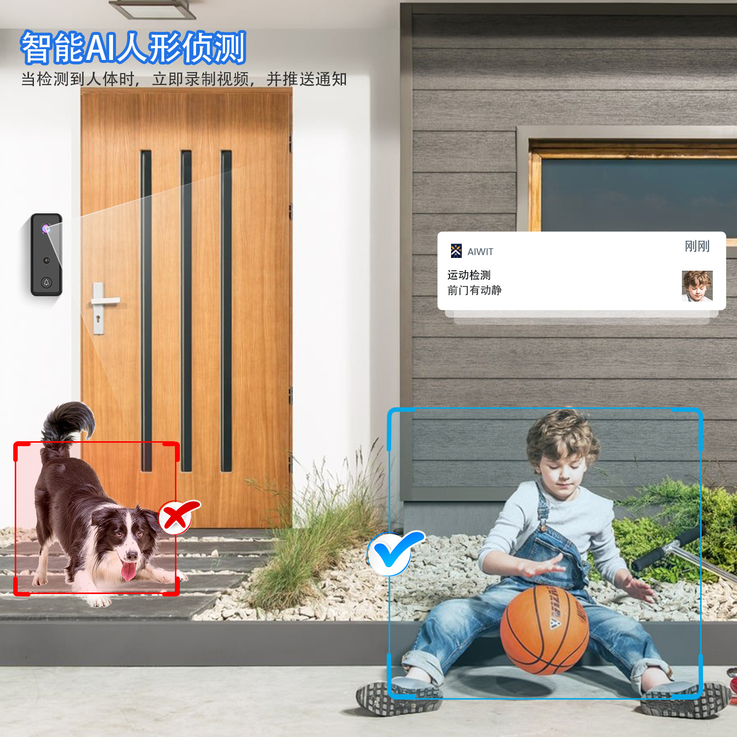 720P Aiwit APP Cloud Storage W - Peephole Camera Viewer ulasan dan harga