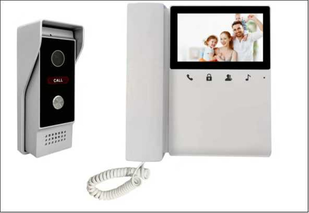 4.3Inch  TFT Monitor  4 Wired  - Peephole Camera Viewer ulasan dan harga