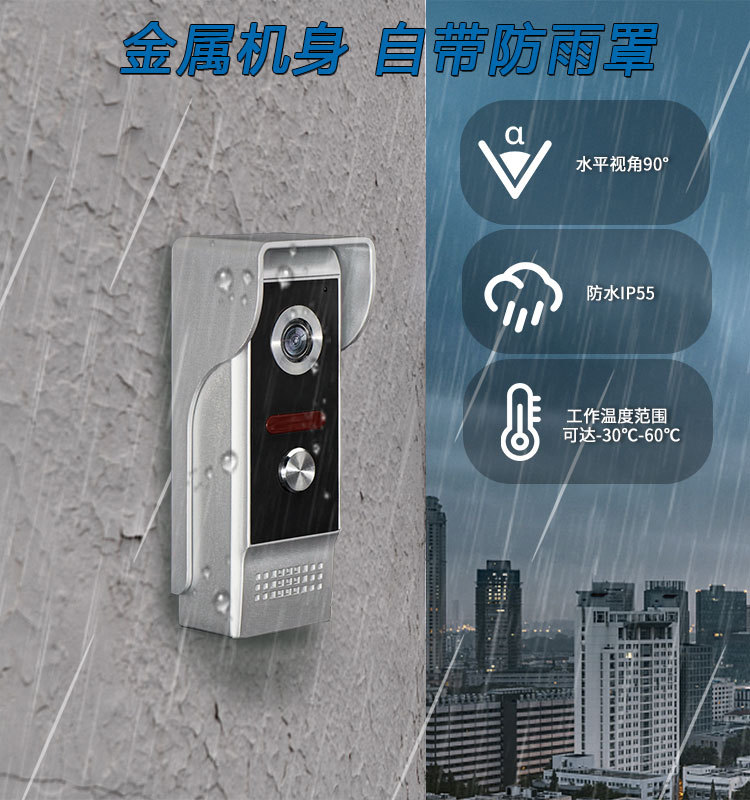4.3Inch  TFT Monitor  4 Wired  - Peephole Camera Viewer ulasan dan harga