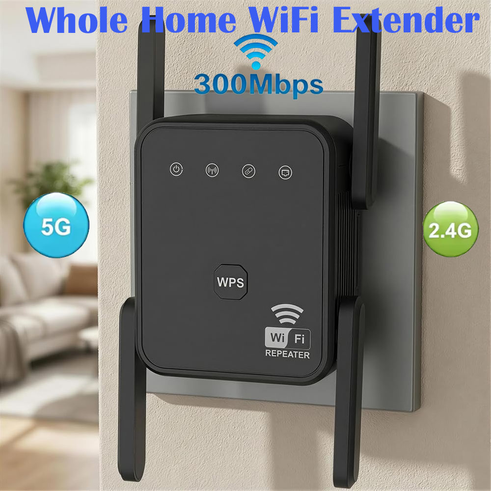 2026 New WiFi Repeater 300Mbps - Home Security Services ulasan dan harga