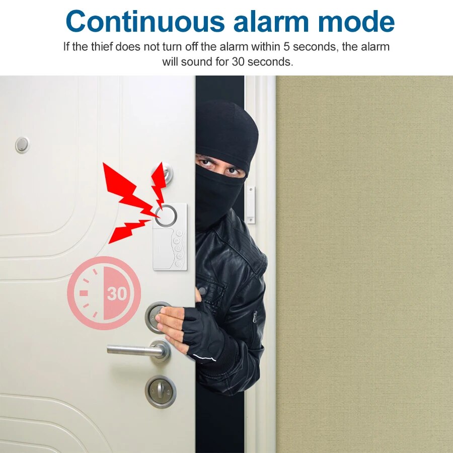 Wireless Door And Window Alarm - Home Security Equipment ulasan dan harga