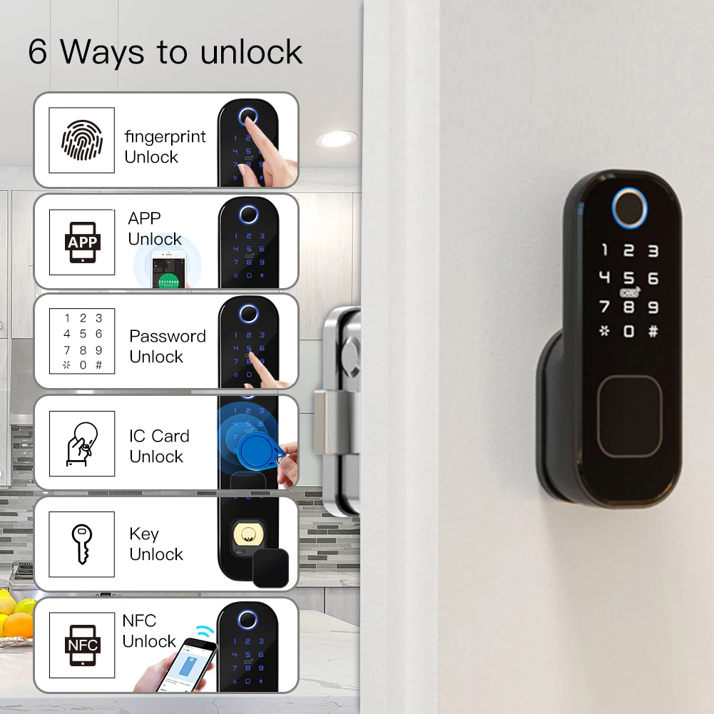 MOES WiFi Tuya Smart Lock Door - Home Security Brand ulasan dan harga