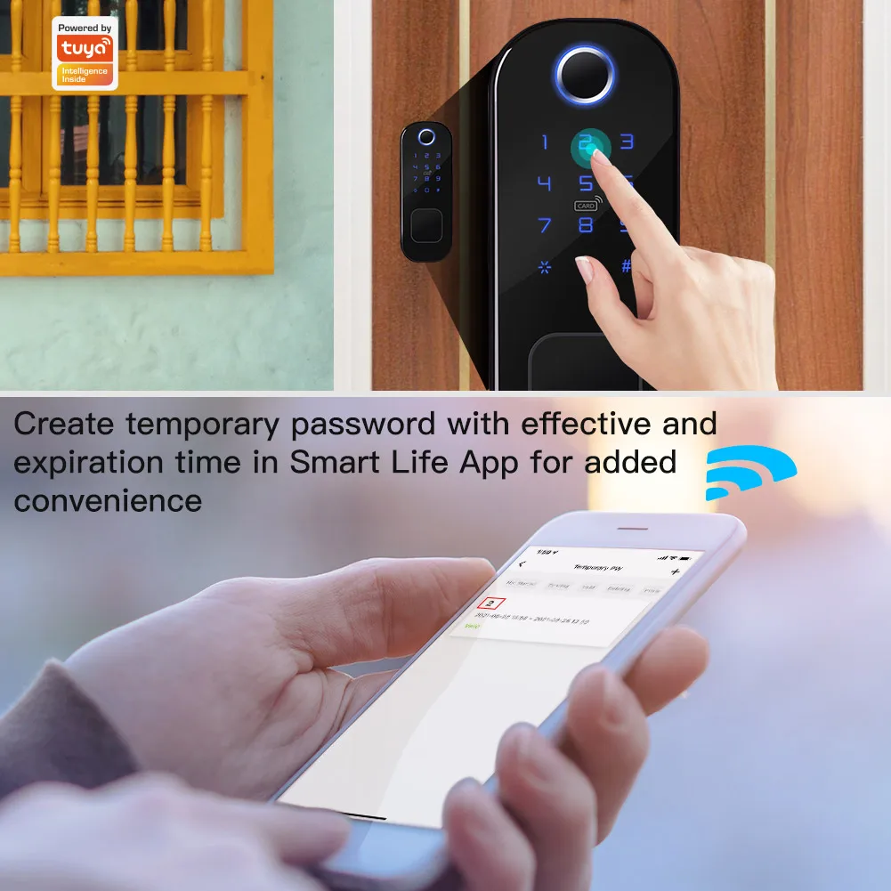 MOES WiFi Tuya Smart Lock Door - Home Security Brand ulasan dan harga