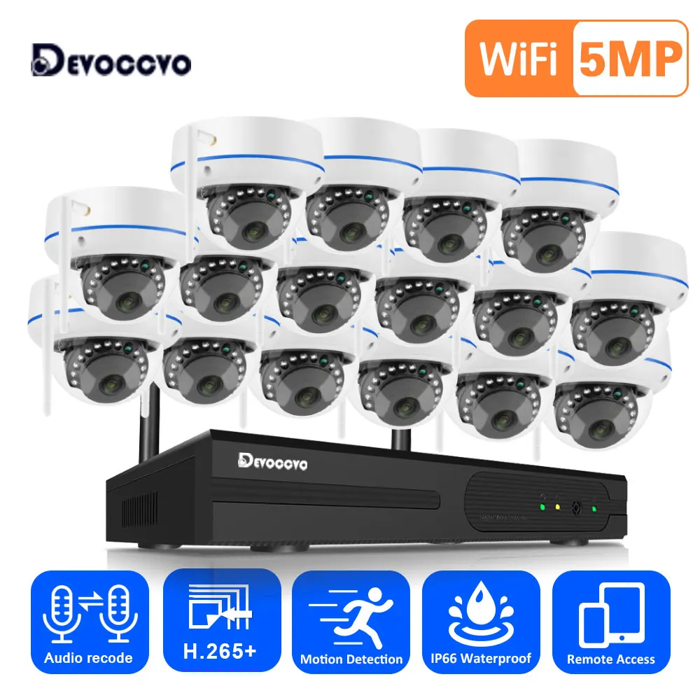 5MP Wifi IP Camera Security Sy - Home Security Camera System ulasan dan harga