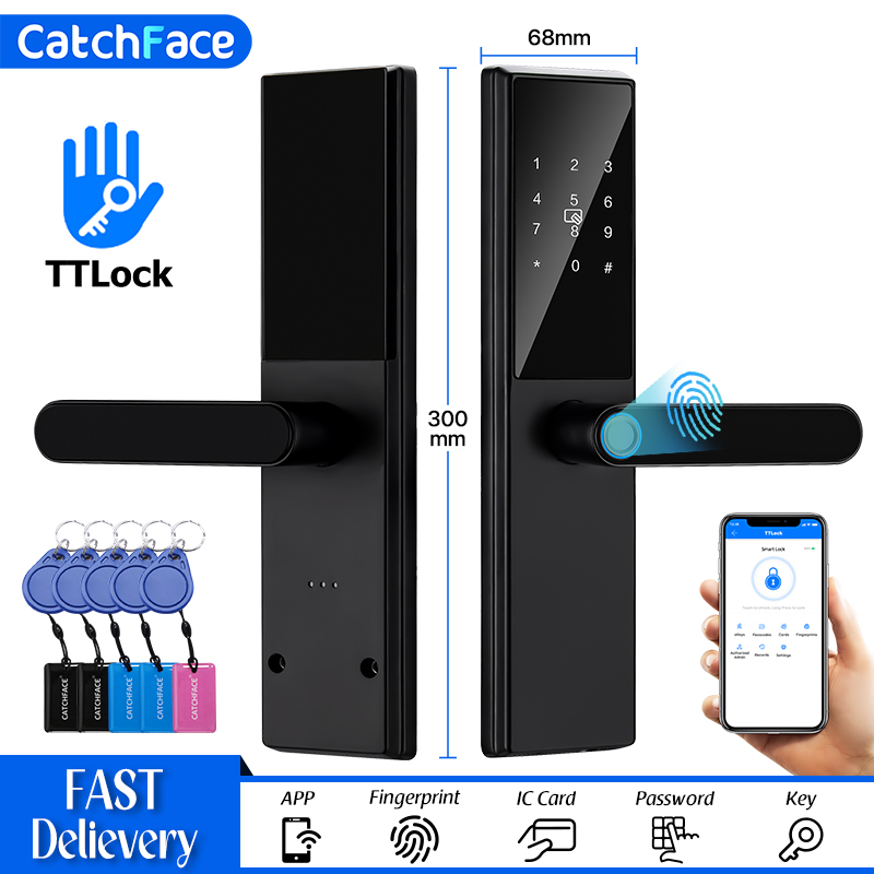 Bluetooth Fingerprint Door Loc - Home Security Brand ulasan dan harga