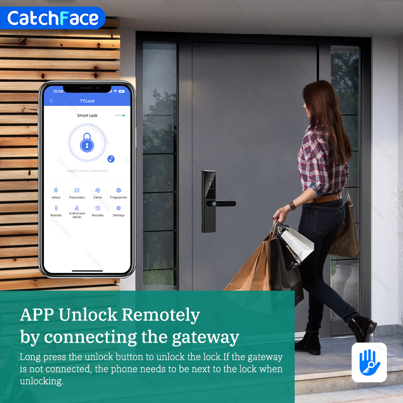 Bluetooth Fingerprint Door Loc - Home Security Brand ulasan dan harga