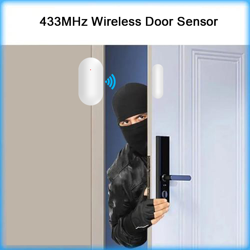 Mini Wireless Door Sensor 433M - Home Security Equipment ulasan dan harga