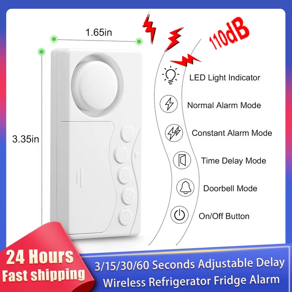 New Freezer Door Alarm with De - Window Alarm Sensor ulasan dan harga