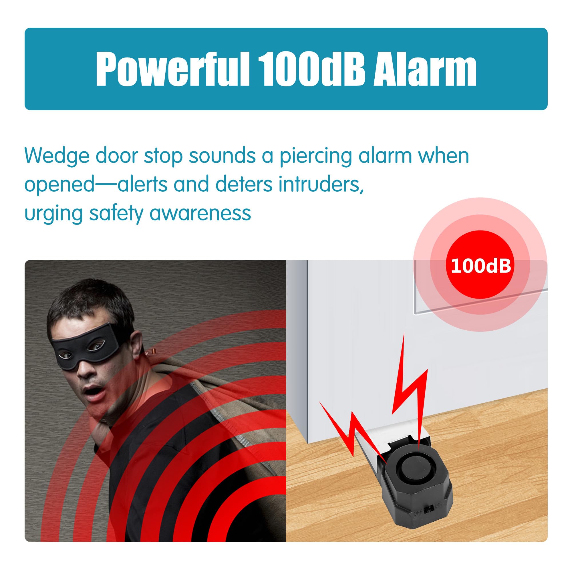 Wireless Door Stop Alarm Syste - Home Security Equipment ulasan dan harga