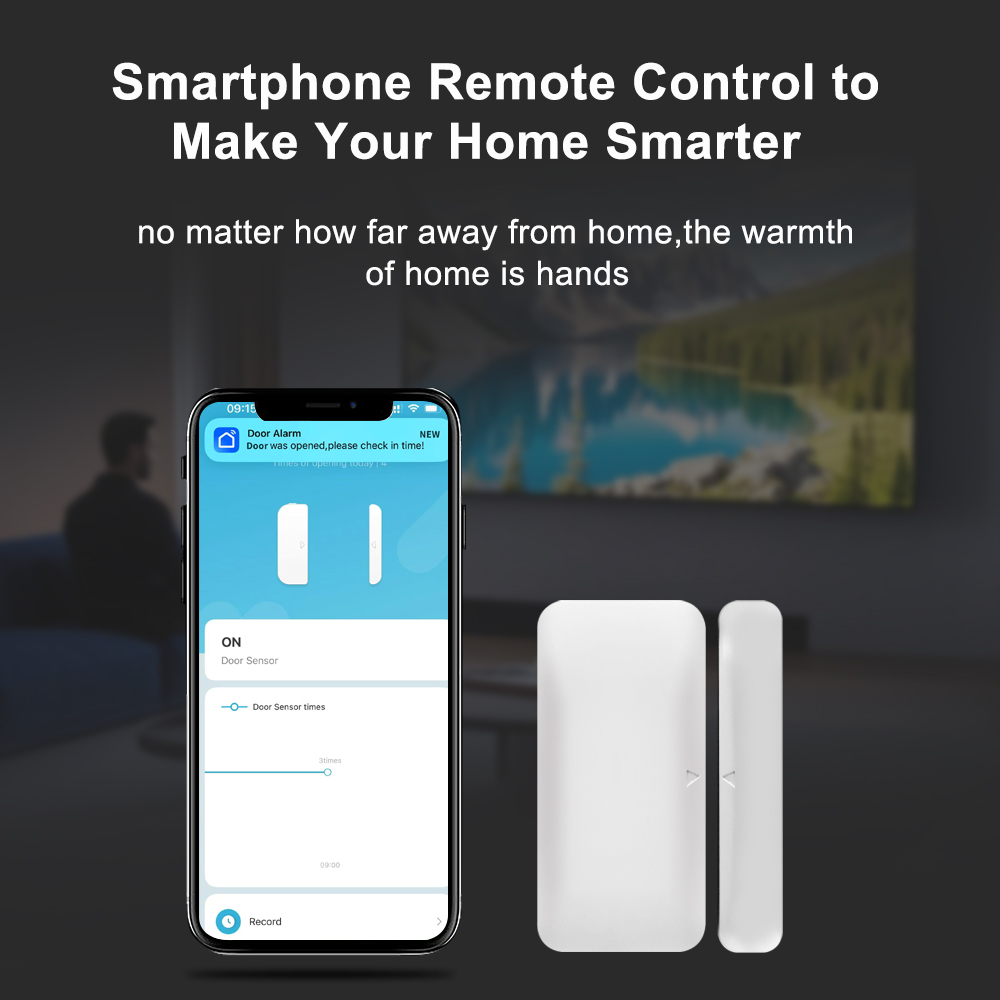 Tuya Zigbee Wireless Door Wind - Window Alarm Sensor ulasan dan harga