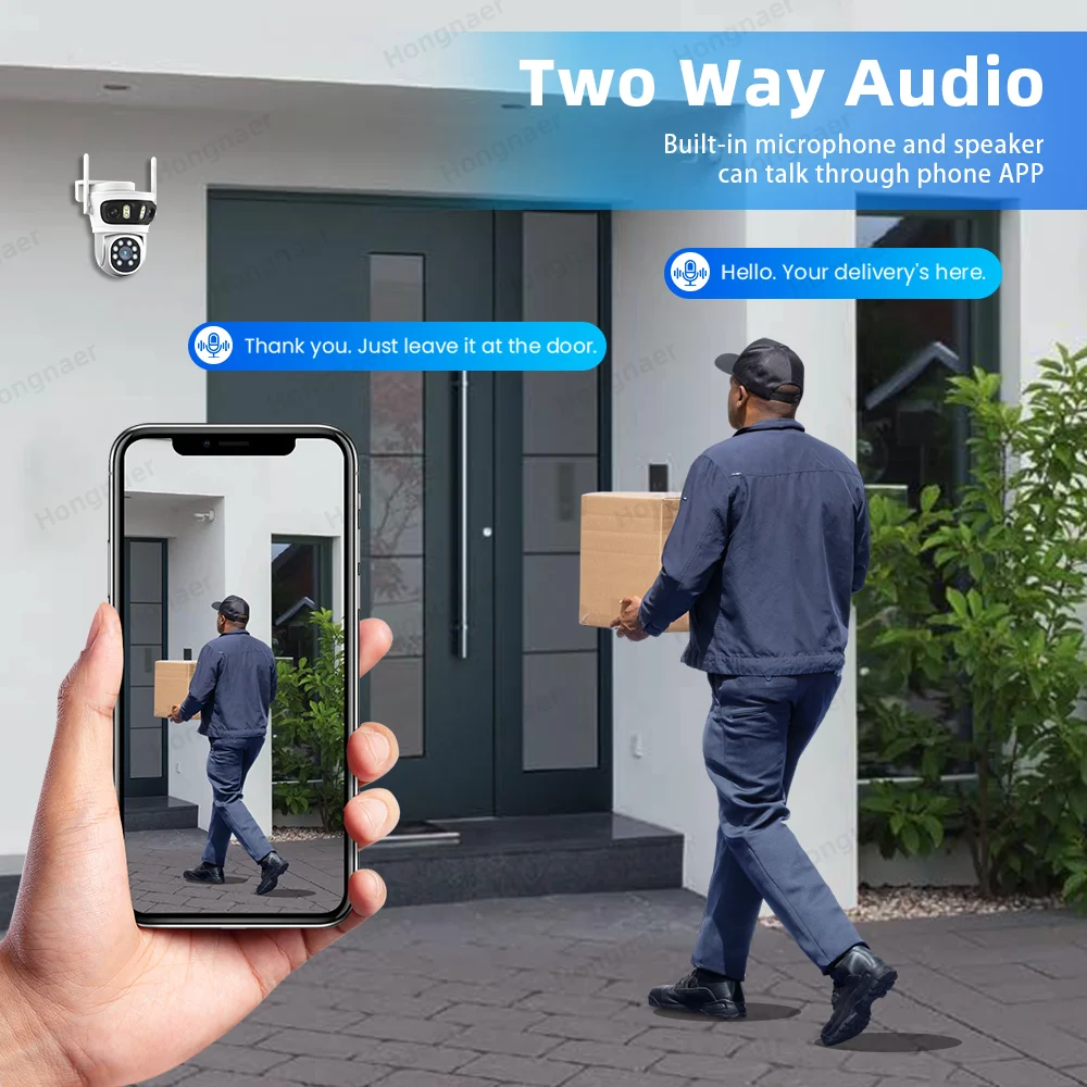 2026 Hongnaer 6MP 4CH 3 Lens 2 - Home Security Camera System ulasan dan harga
