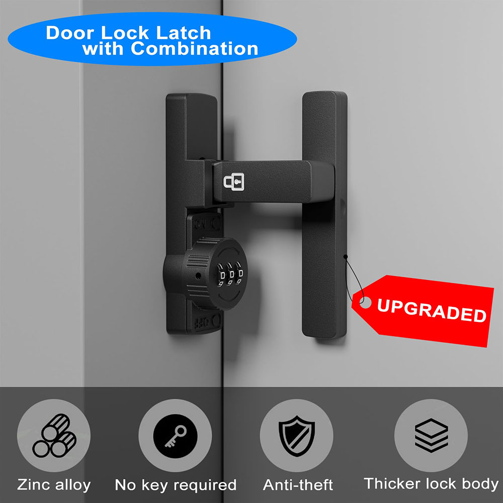 Security Barn Door Lock 3-Digi - Home Security Door Lock ulasan dan harga