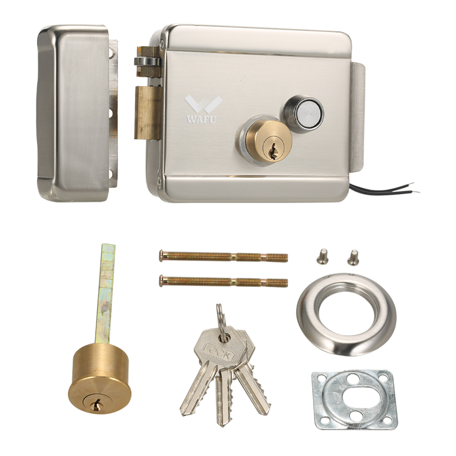 WAFU Smart Electric Gate Door  - Home Security Door Lock ulasan dan harga