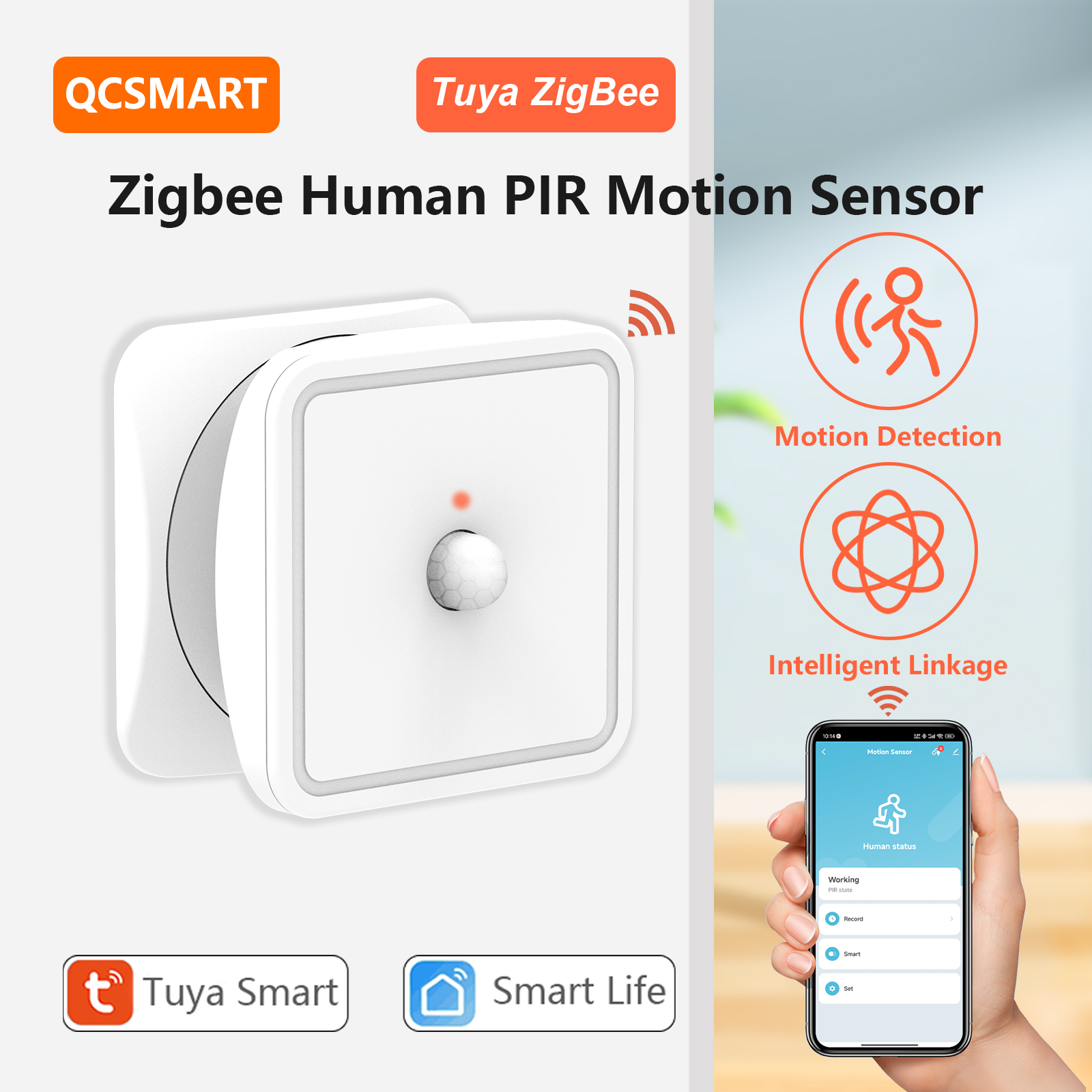 Tuya ZigBee Human Motion Senso - Home Security Services ulasan dan harga