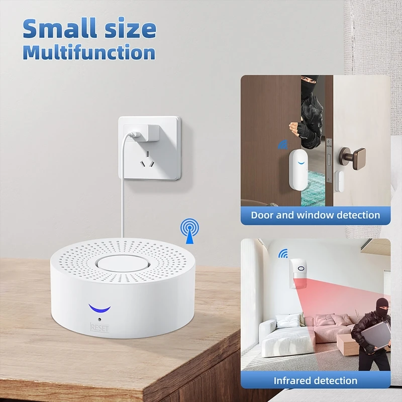 433MHz Smart Home Tuya WiFi Do - Window Alarm Sensor ulasan dan harga