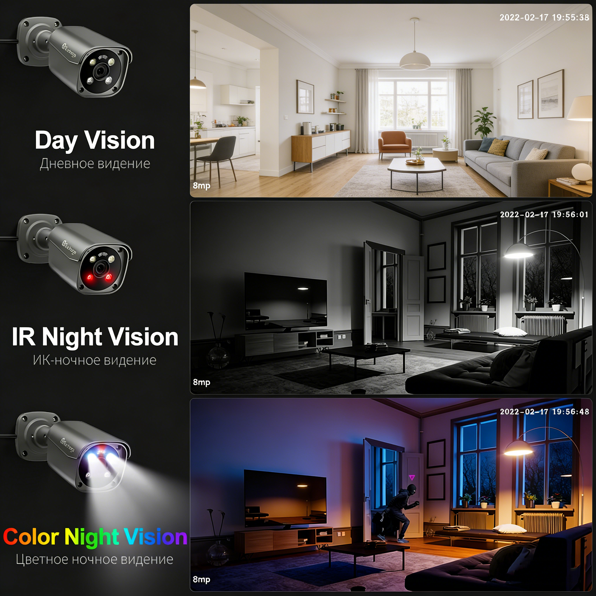 Techage 8CH 5MP 8MP Security C - Home Security Camera System ulasan dan harga