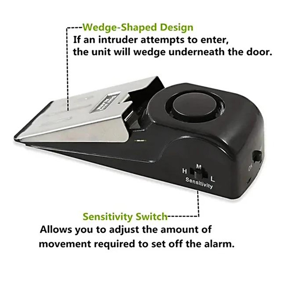 Door Stop Alarm, Door Stopper  - Home Security For Apartments ulasan dan harga