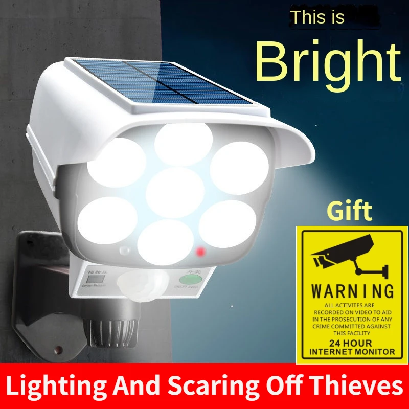 Outdoor Solar Light Motion Sen - Home Security Brand ulasan dan harga