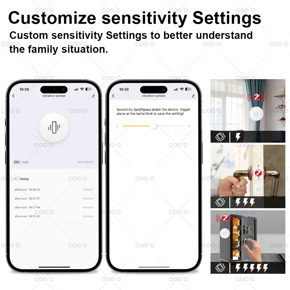 Tuya Zigbee Smart Vibration Se - Window Alarm Sensor ulasan dan harga