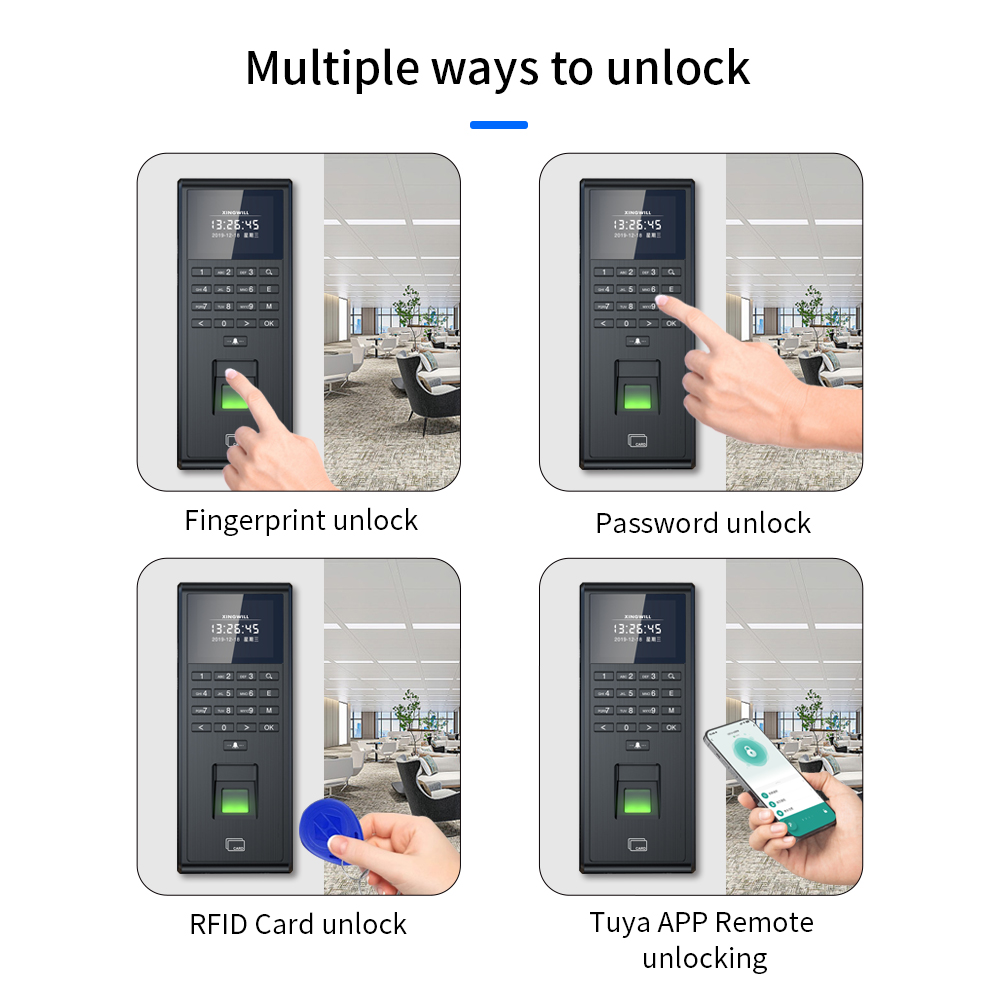 Tuya Smart Biometric Fingerpri - Home Security Door Lock ulasan dan harga