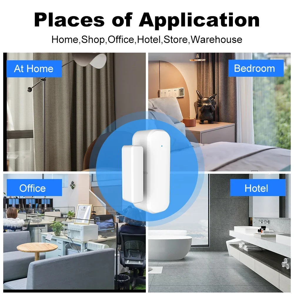ZigBee Door Window Sensor Gate - Window Alarm Sensor ulasan dan harga