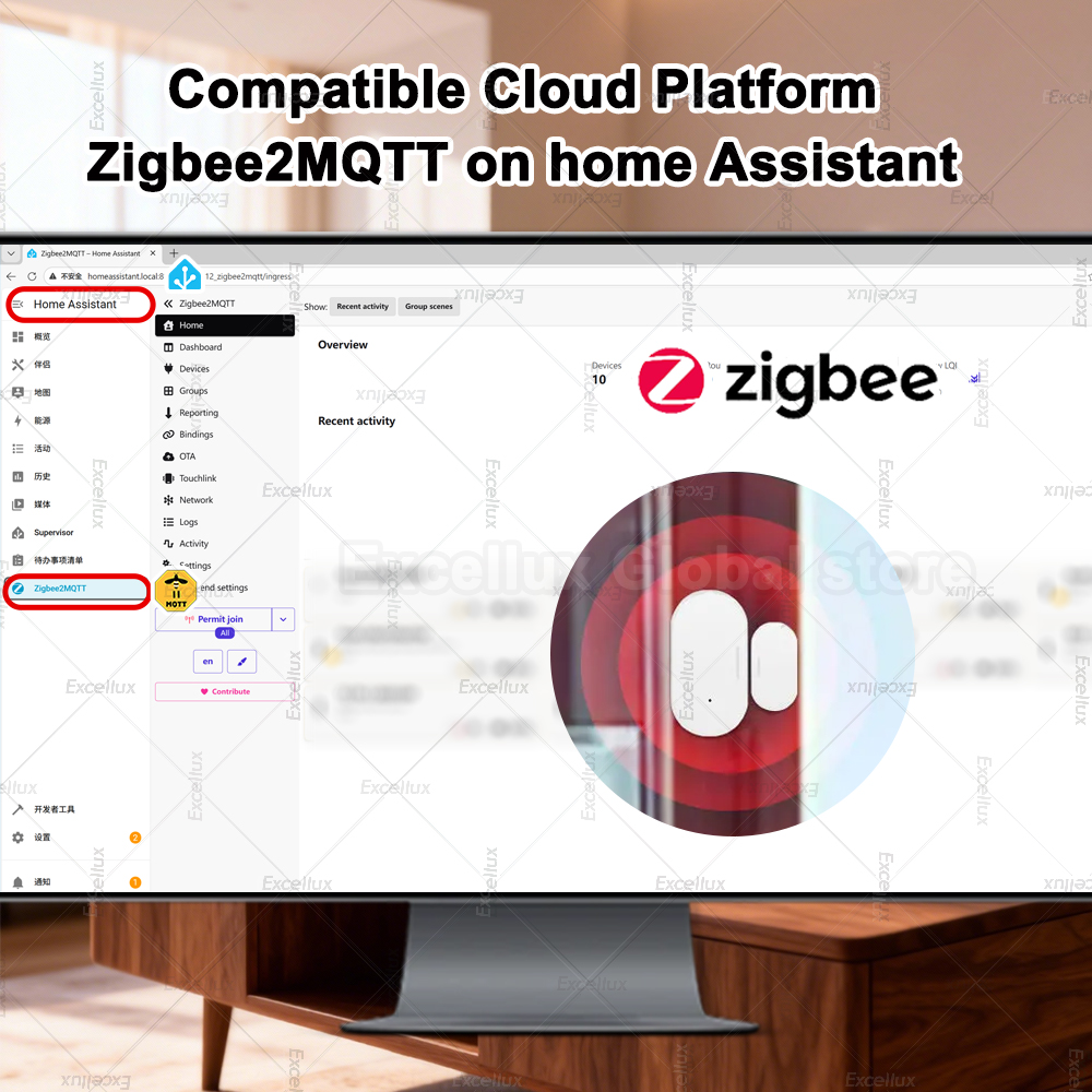 Tuya Zigbee Door Sensor Window - Window Alarm Sensor ulasan dan harga