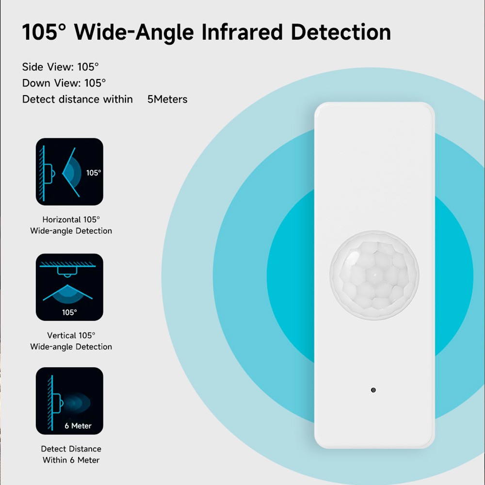 WiFi Smart PIR Motion Sensor T - Home Security Services ulasan dan harga