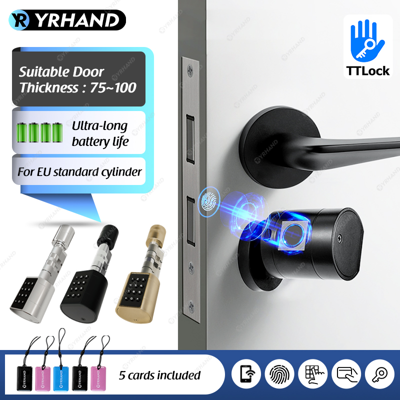 Smart Euro Cylindrical Door Lo - Home Security Brand ulasan dan harga