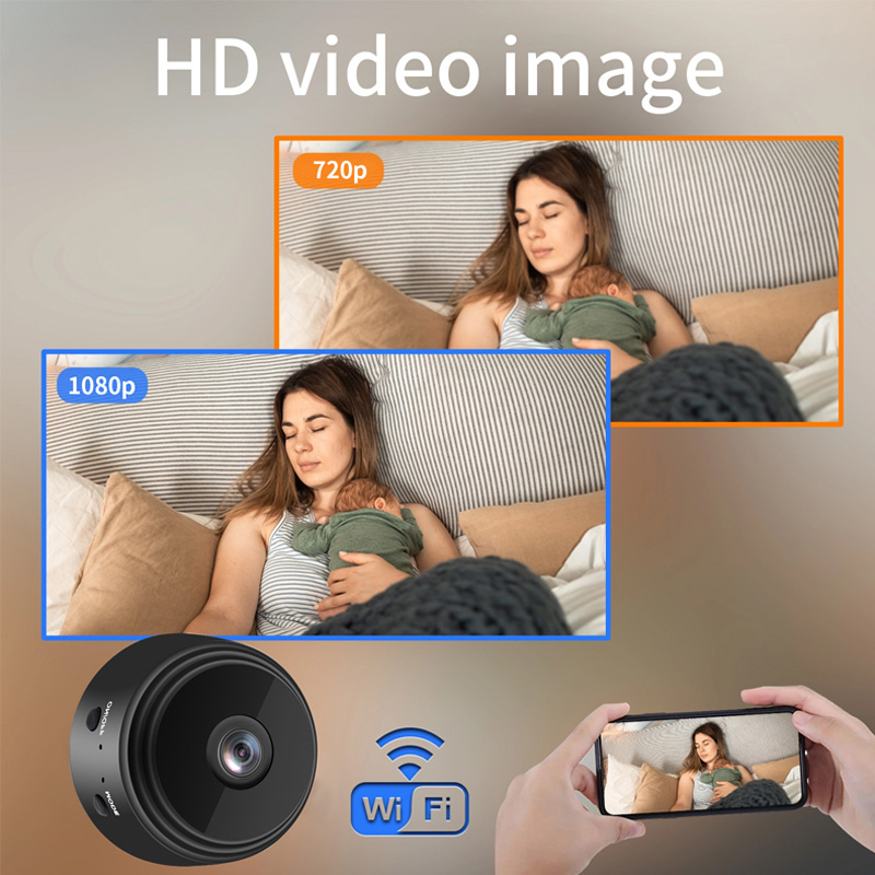 1080P HD Mini WiFi Camera Baby - Home Security With Cameras ulasan dan harga