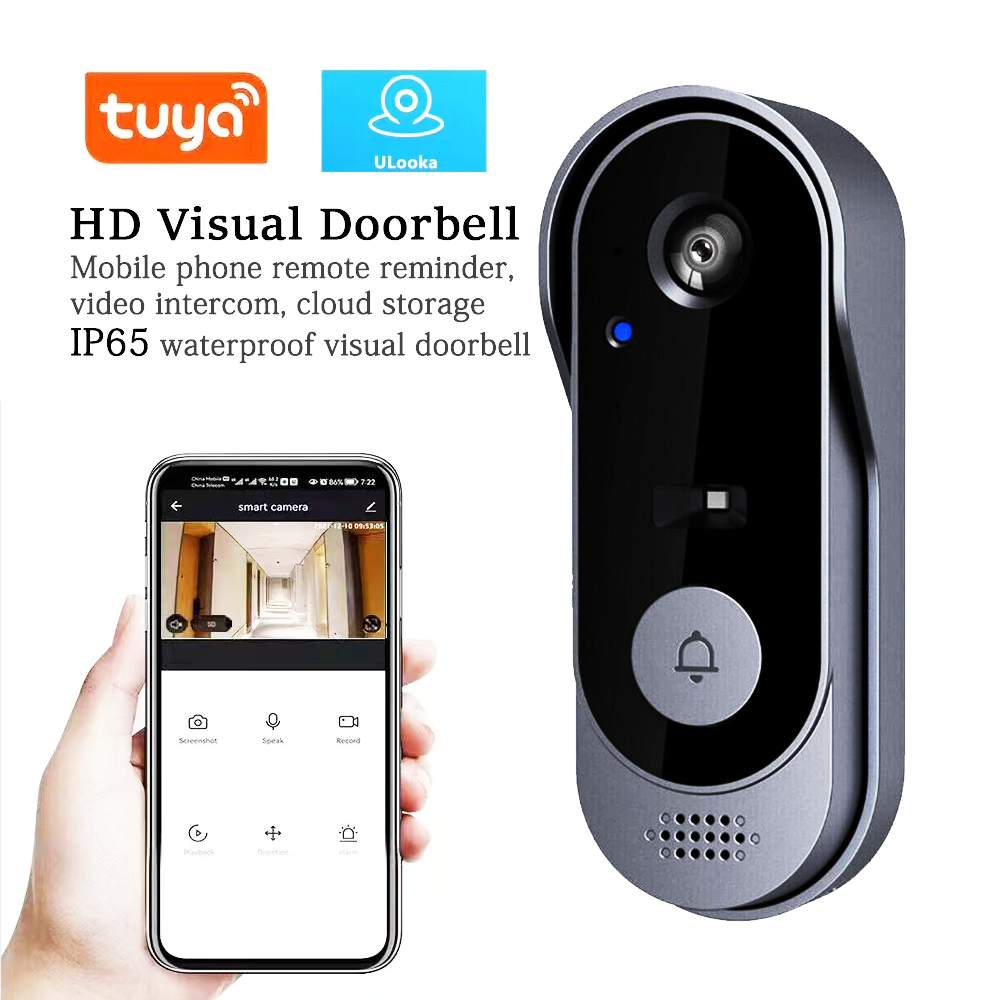 2MP 1080P Tuya APP  Low Comsun - Peephole Camera Viewer ulasan dan harga