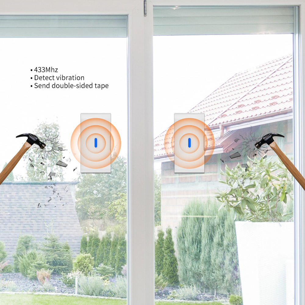 Ostaniot 433MHz eV1527 Wireles - Window Alarm Sensor ulasan dan harga