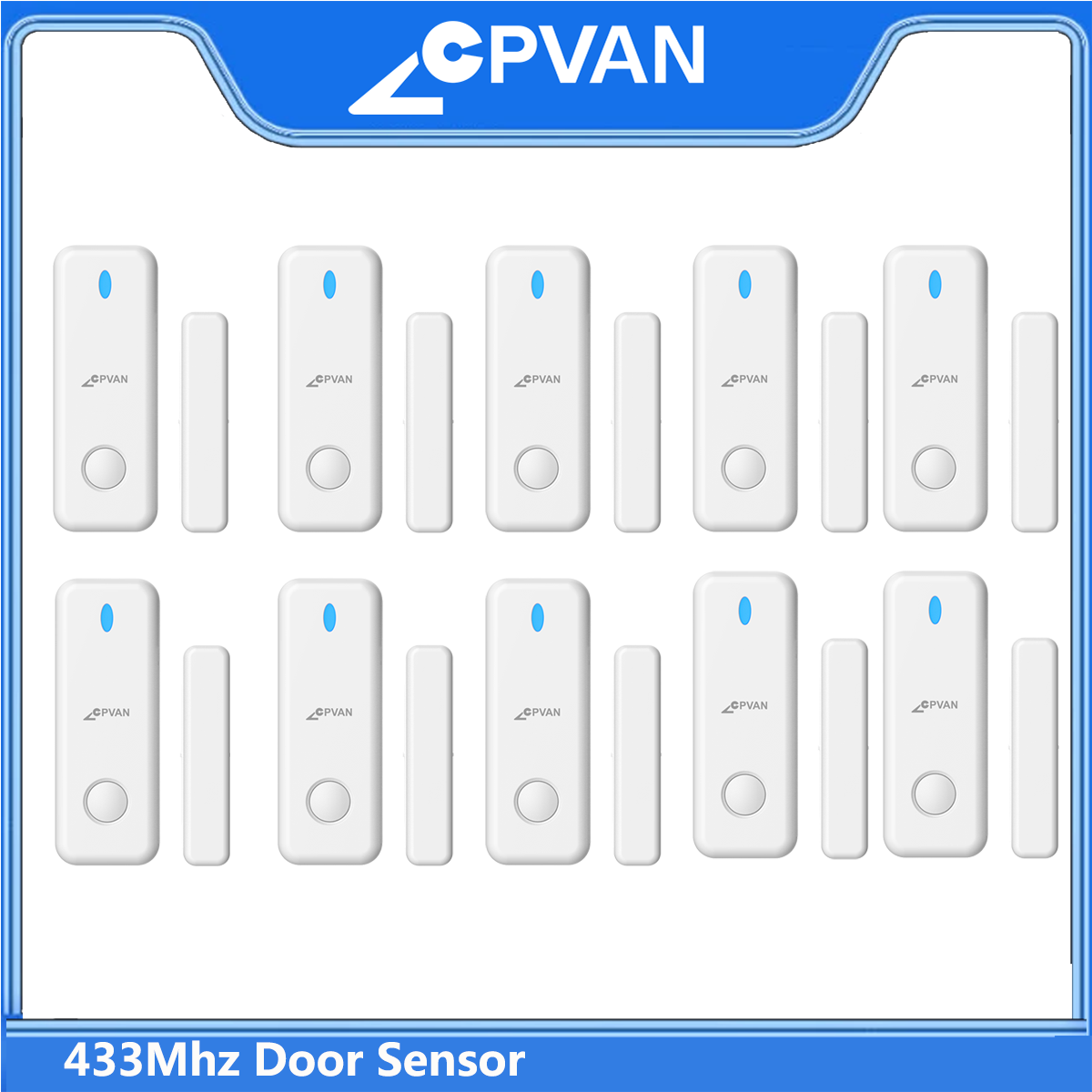 CPVAN Wirless 433MhZ Door Sens - Home Security Equipment ulasan dan harga