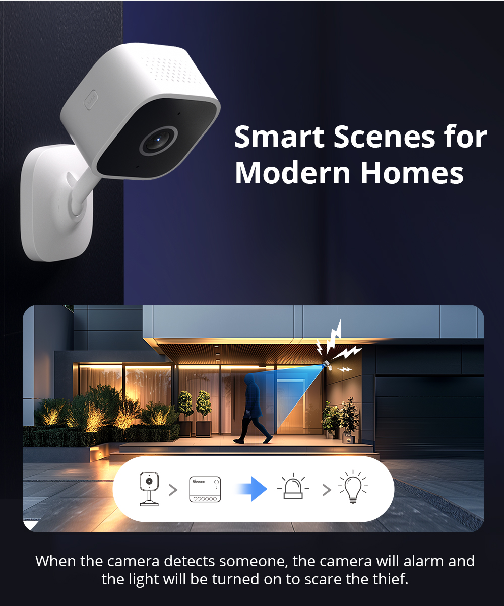 SONOFF CAM Slim Gen2 WiFi Smar - Home Security Brand ulasan dan harga