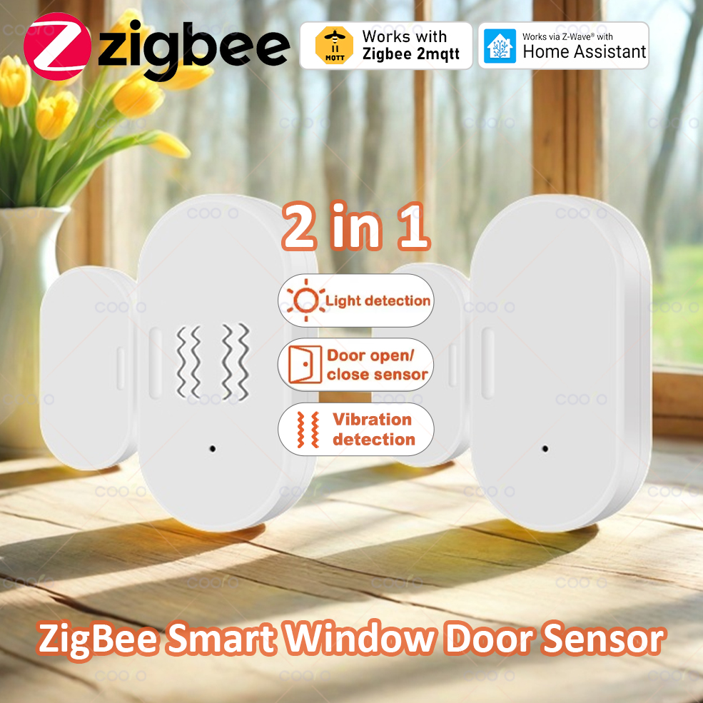 ZigBee Door Window Sensor Lux  - Window Alarm Sensor ulasan dan harga