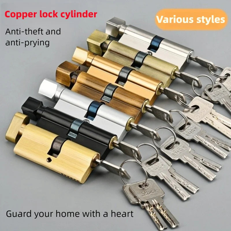 Wooden Door Lock Cylinder with - Home Security Door Lock ulasan dan harga