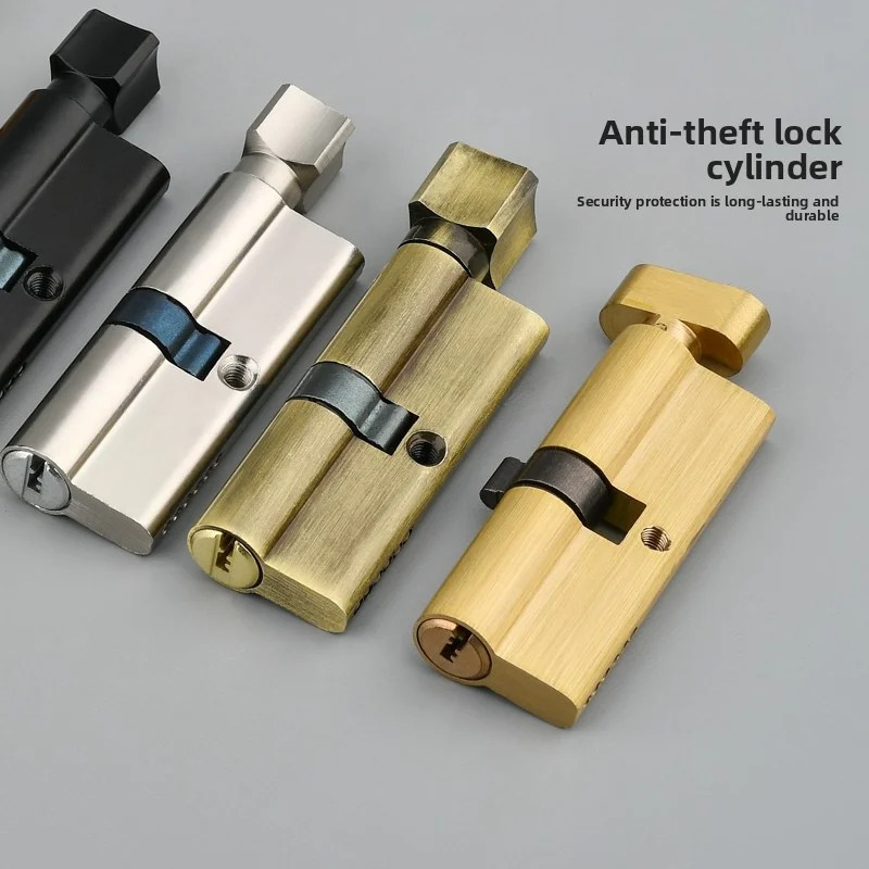 Wooden Door Lock Cylinder with - Home Security Door Lock ulasan dan harga
