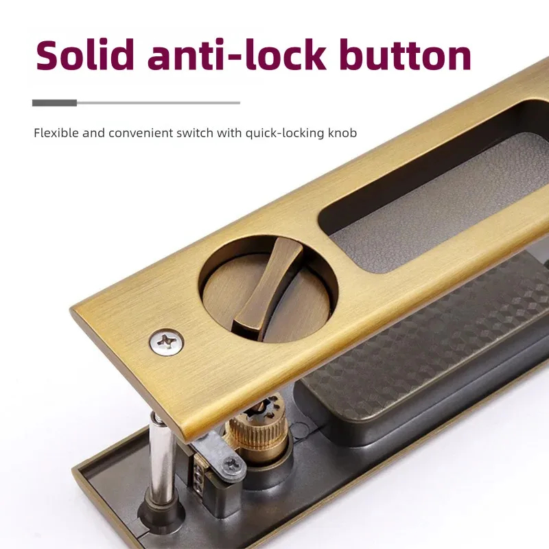 Black Sliding Door Lock with K - Home Security Door Lock ulasan dan harga