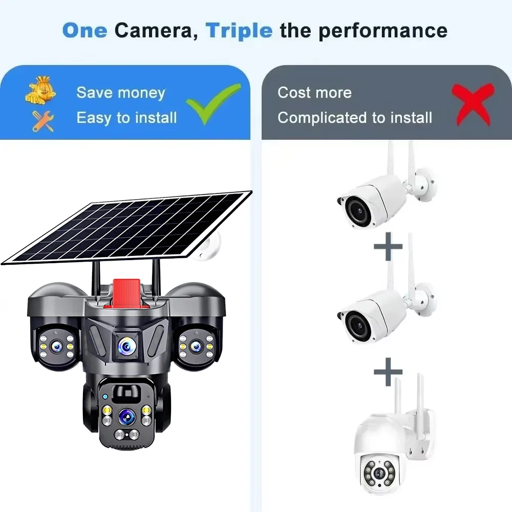 KERUI V380 Pro Outdoor PTZ 6MP - Home Security Brand ulasan dan harga