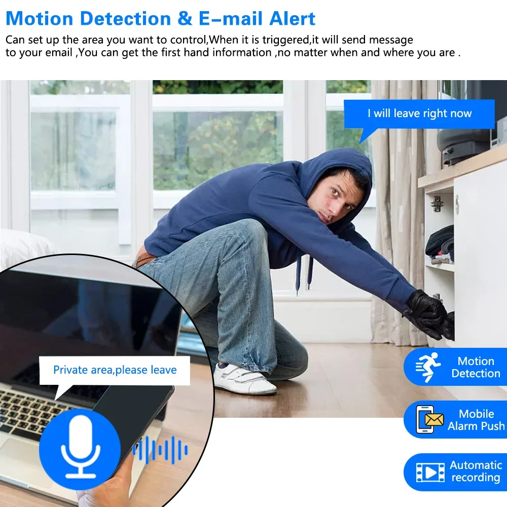5MP HD Video WIFI Surveillance - Home Security Camera System ulasan dan harga