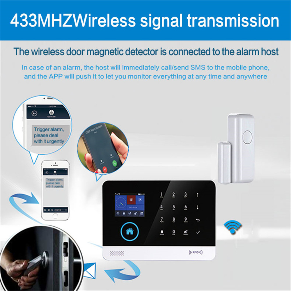 433mhz  Wireless Window Door M - Home Security Equipment ulasan dan harga