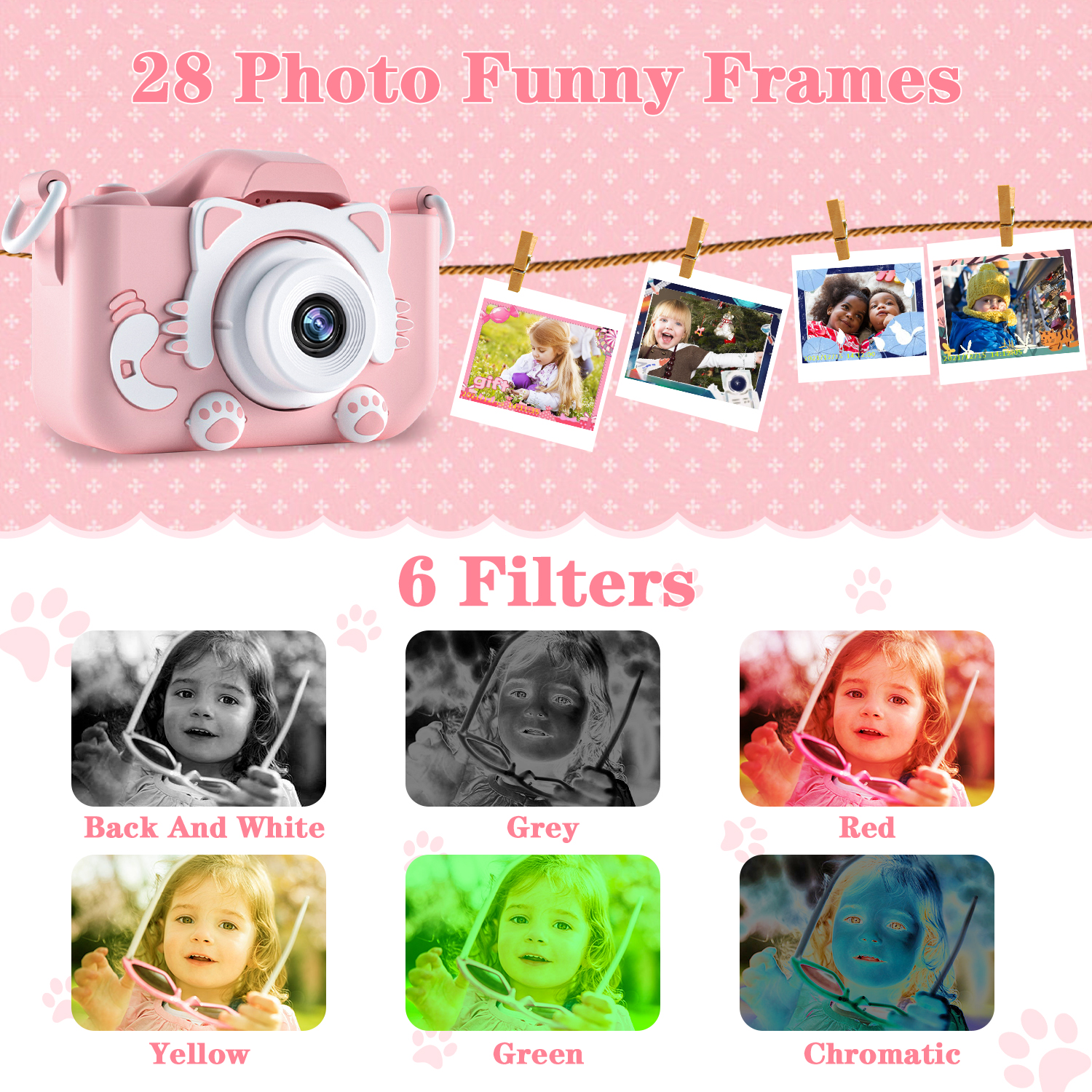 Kids Camera for Girls 1080P HD - Home Security With Cameras ulasan dan harga
