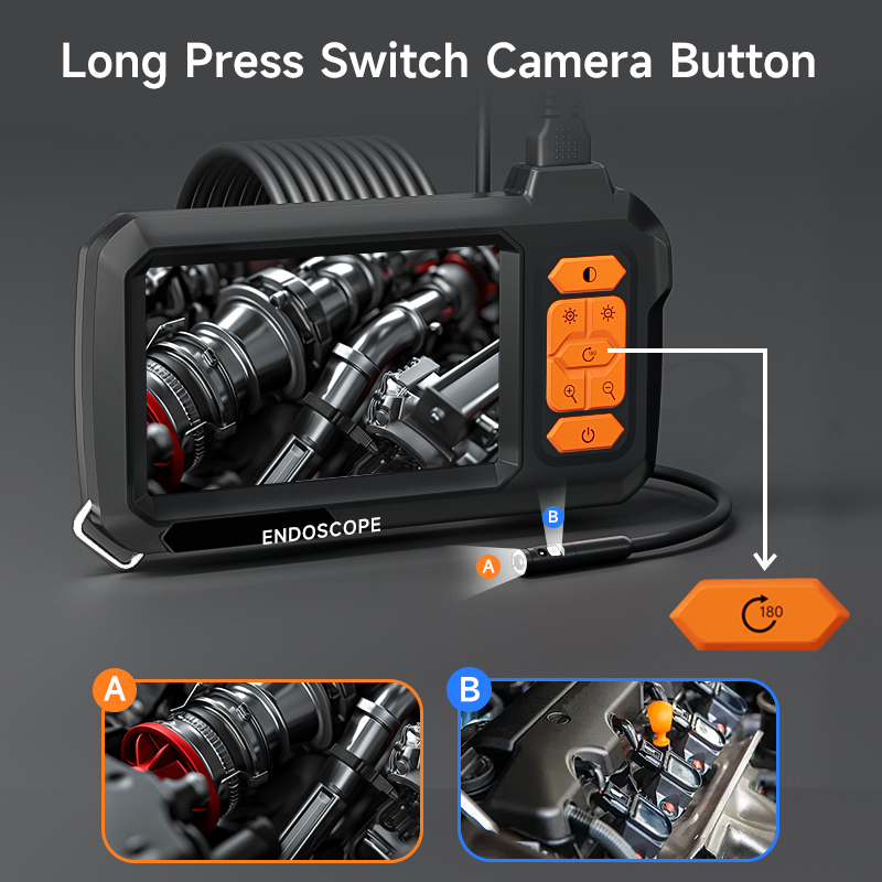 Endoscope Borescope 4.3