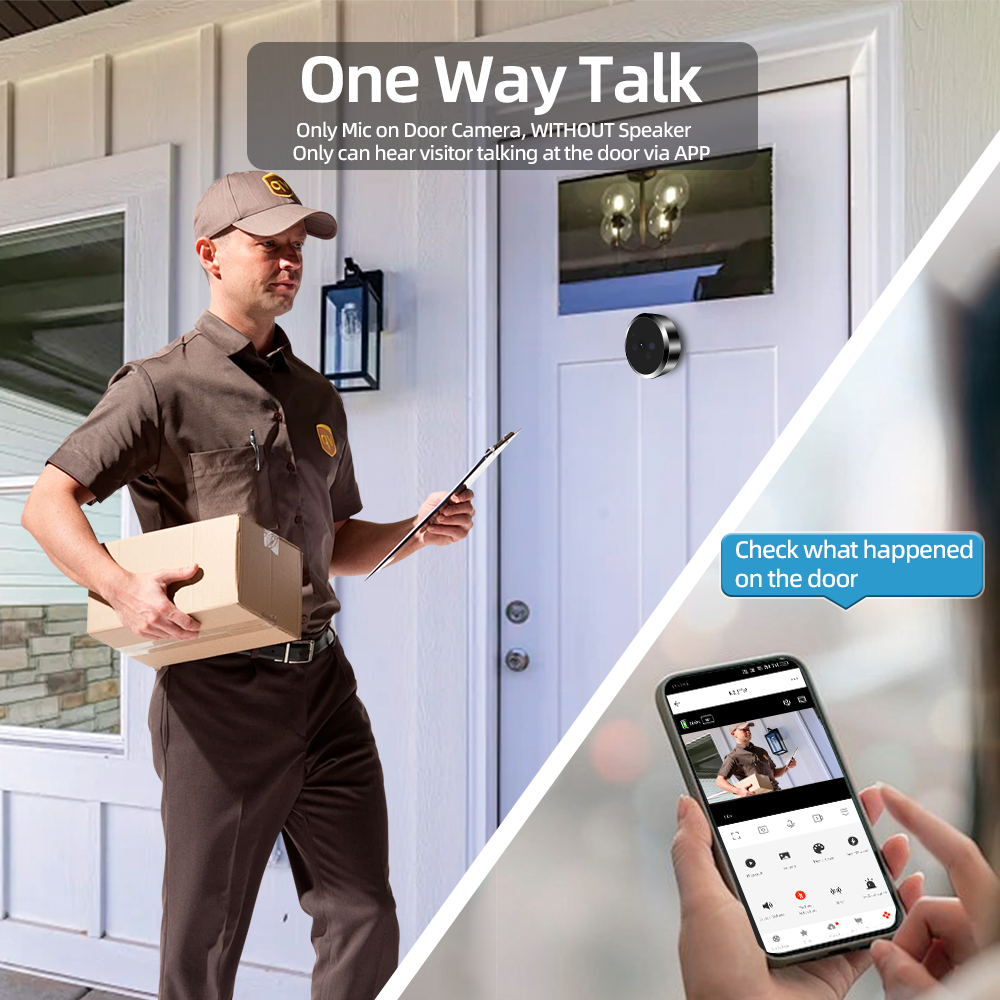 MINI Microwave Radar Motion De - Peephole Camera Viewer ulasan dan harga