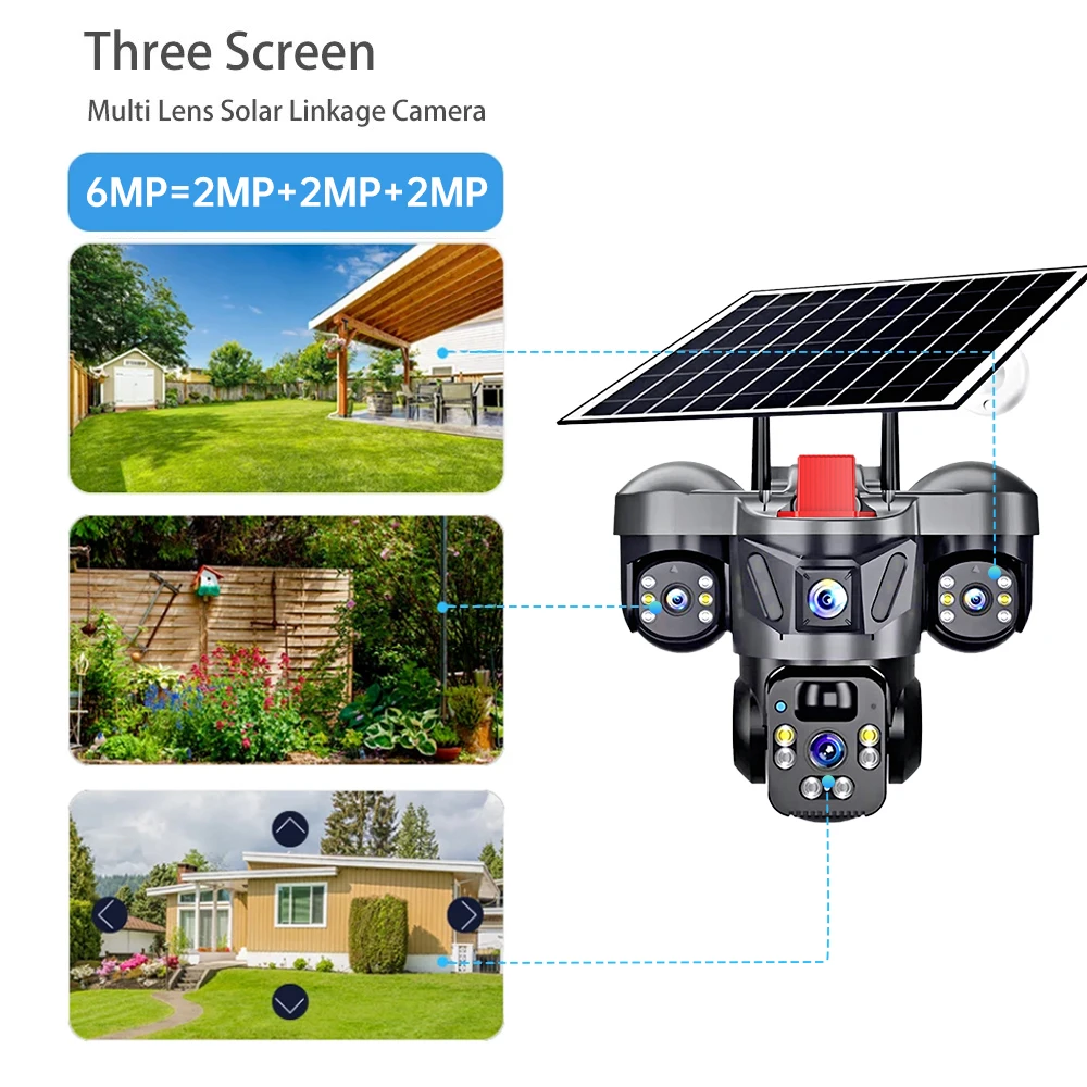 KERUI Outdoor PTZ 6MP 4G SIM W - Home Security Brand ulasan dan harga
