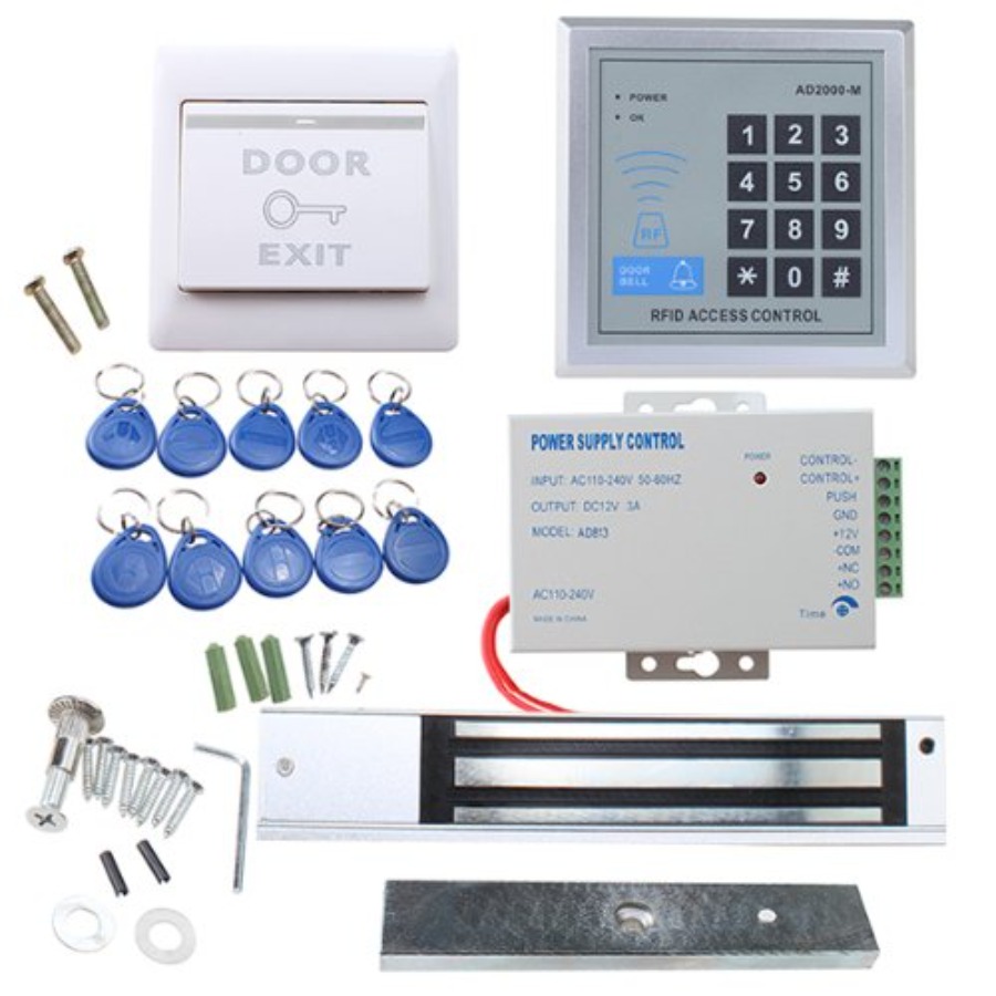 RFID Door Access Control Syste - Home Security Door Lock ulasan dan harga