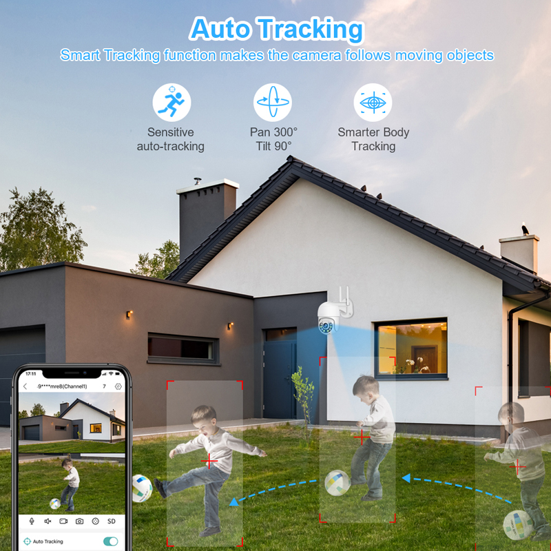 Smar 3MP Wireless CCTV Securit - Home Security Camera System ulasan dan harga