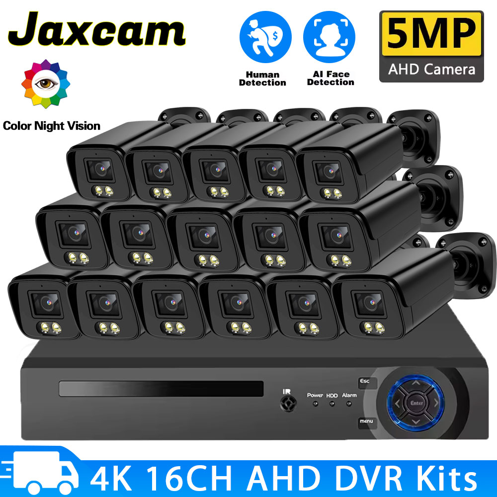 5MP 16PCS AHD Security Camera  - Home Security Camera System ulasan dan harga